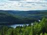 Os lagos e magníficas paisagens do Parc National de La Mauricie, província de Quebec, no Canadá
